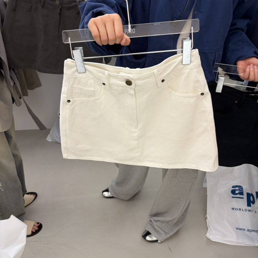 PADO東大門直郵女士新品推薦真品熱賣時尚休閑人氣短裙棉質PADO短裙圖色2