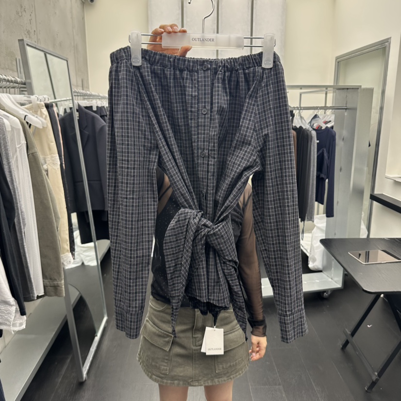 X韓國代購女士新品休閑推薦人氣真品時尚熱賣套裝OUTLANDER套裝圖色3墨色