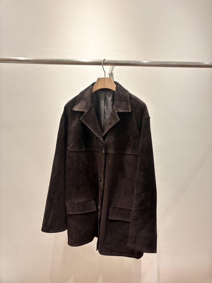 FL LANEL東大門直郵女士新品休閑時尚人氣推薦夾克真麂皮FL LANEL夾克圖色1
