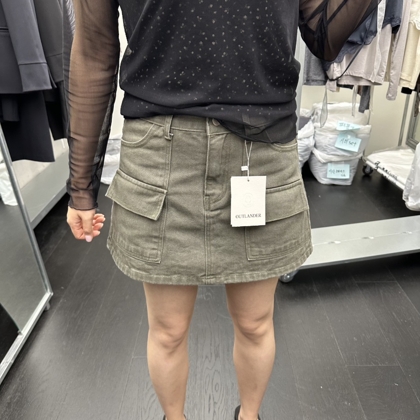 X東大門直郵女裝新品推薦人氣熱賣真品休閑時尚短裙OUTLANDER短裙圖色1