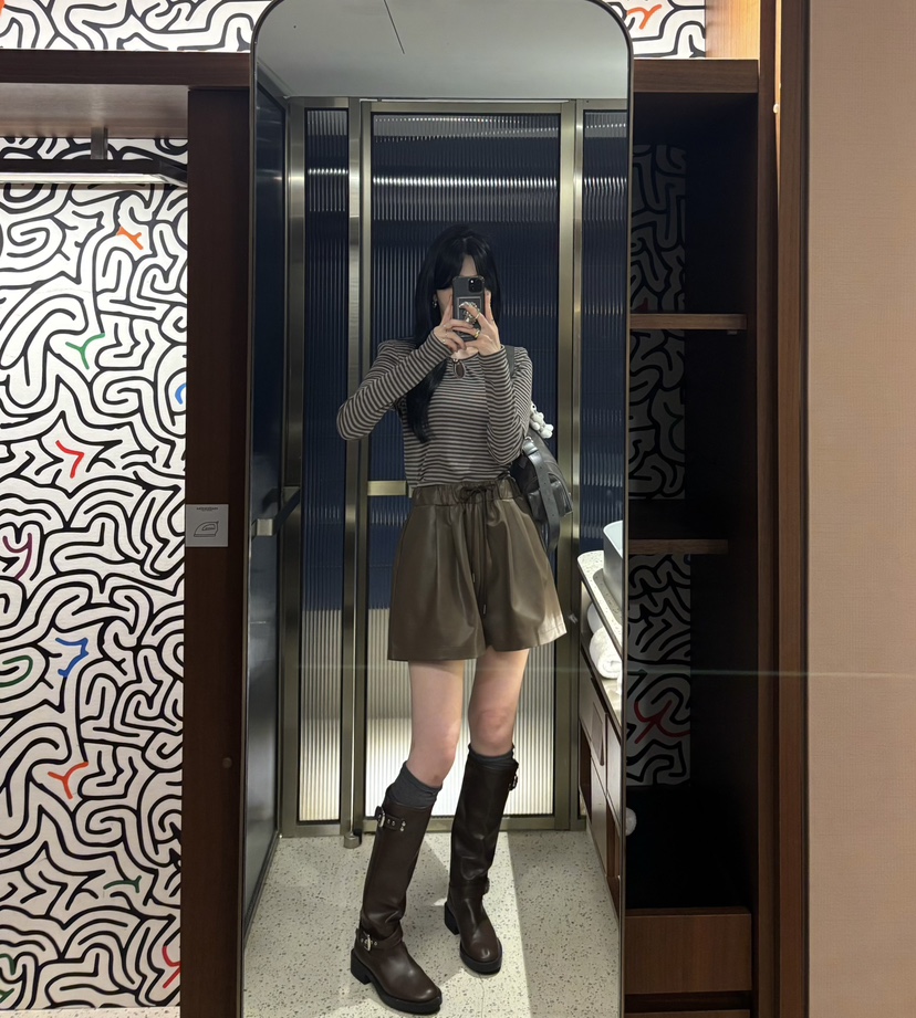 AMUSE SEOUL東大門代購26秋季新款熱賣休閑時尚推薦短褲AMUSE SEOUL短褲