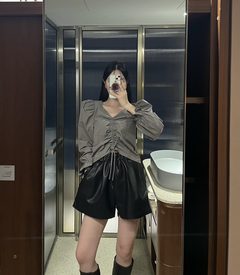 AMUSE SEOUL東大門代購26秋季新款熱賣休閑時尚推薦短褲AMUSE SEOUL短褲