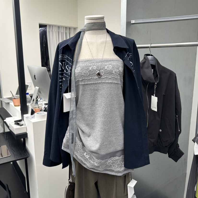 X韓國代購女裝新品時尚人氣休閑推薦熱賣真品吊帶背心OUTLANDER吊帶/背心圖色2