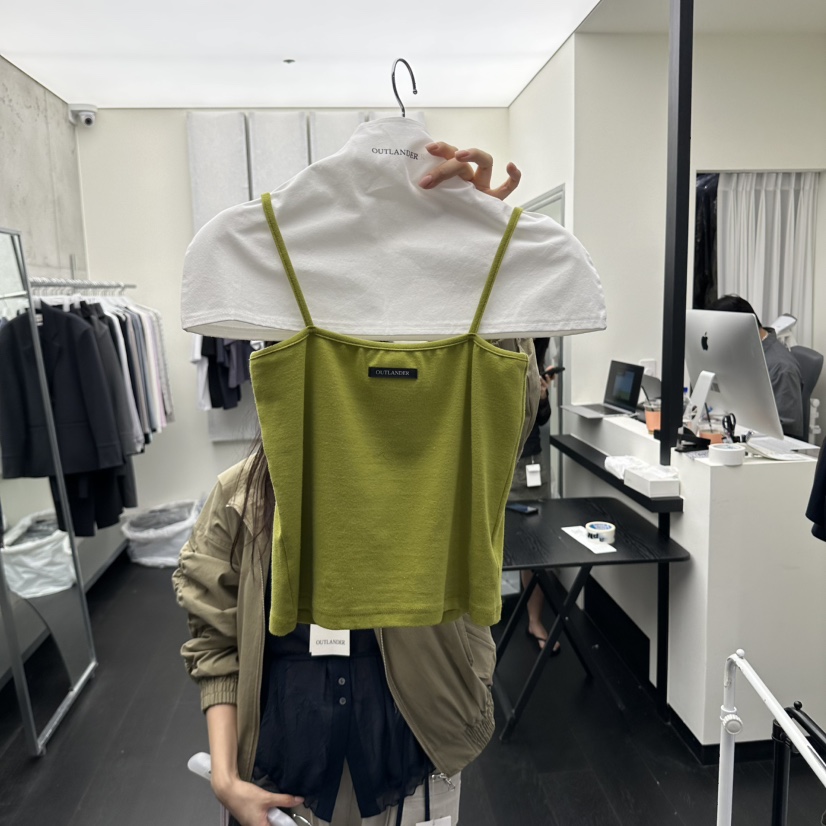X韓國代購女士新款熱賣推薦人氣休閑時尚真品吊帶背心無袖OUTLANDER吊帶/背心圖色12