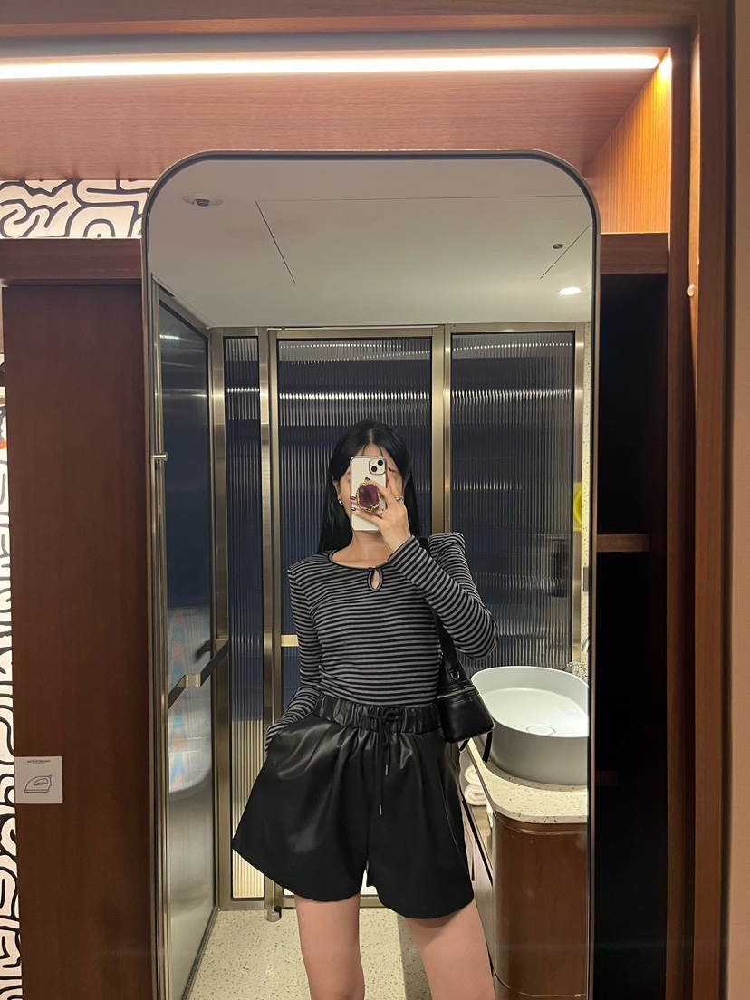 AMUSE SEOUL韓國代購女裝新款熱賣時尚休閑人氣推薦長袖T恤AMUSE SEOUL長袖T恤