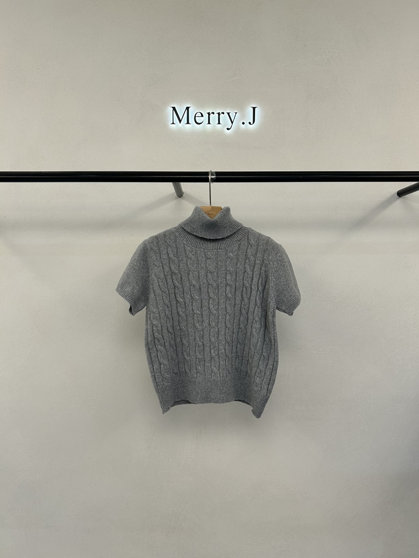 MERRY-J東大門實拍女士新款熱賣時尚休閑真品針織衫高領MERRY-J針織衫圖色1