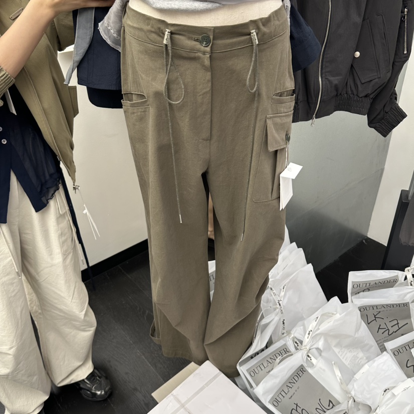 X韓國代購26秋季新品熱賣時尚休閑真品推薦人氣休閑褲OUTLANDER休閑褲圖色6