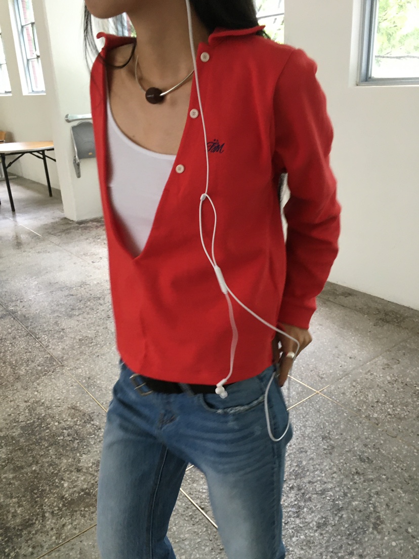TREMA東大門實拍26秋季新品人氣真品休閑熱賣時尚長袖T恤TREMA長袖T恤