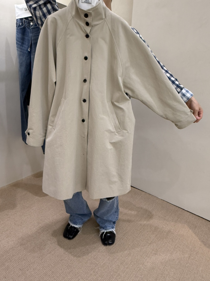 DEUO韓國直郵26秋季新款推薦休閑時尚人氣熱賣真品長款風衣DEUO長款風衣圖色1
