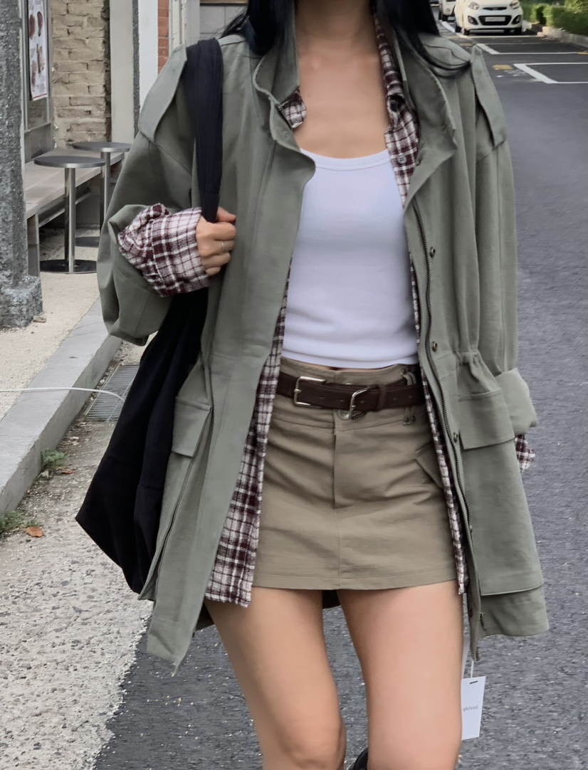 OVER NEAR韓國直郵女裝新款真品推薦熱賣休閑時尚夾克水洗OVER NEAR夾克