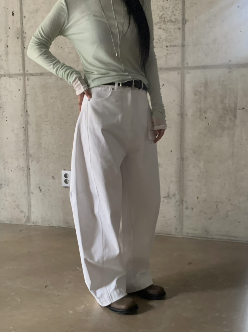 OVER NEAR東大門實拍女士新款時尚人氣推薦休閑熱賣休閑褲OVER NEAR休閑褲