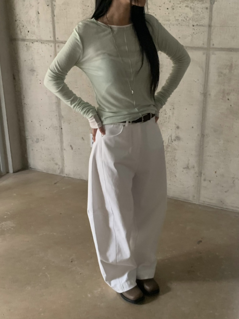 OVER NEAR東大門實拍女士新款時尚人氣推薦休閑熱賣休閑褲OVER NEAR休閑褲