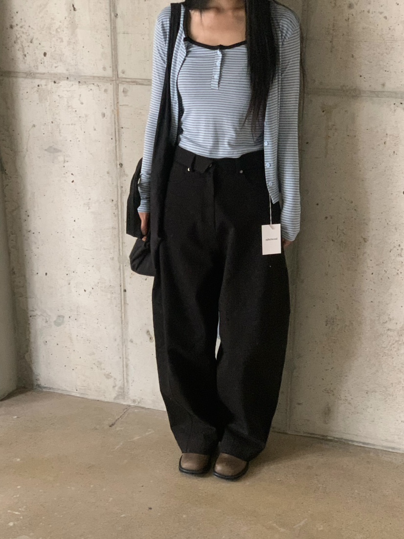 OVER NEAR東大門實拍女士新款時尚人氣推薦休閑熱賣休閑褲OVER NEAR休閑褲