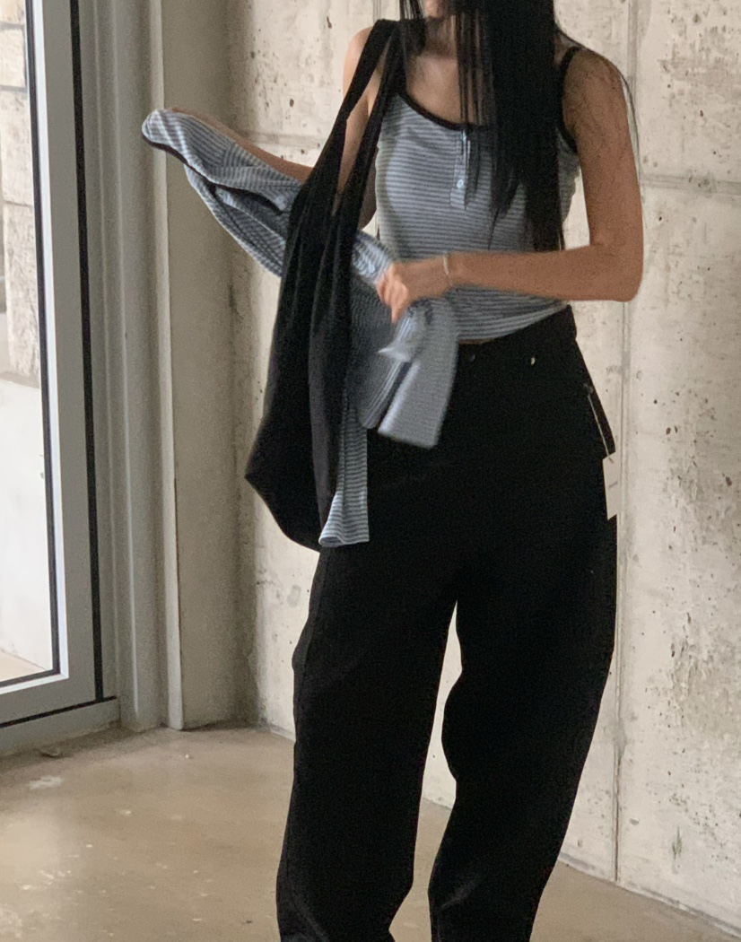 OVER NEAR東大門實拍女士新款時尚人氣推薦休閑熱賣休閑褲OVER NEAR休閑褲