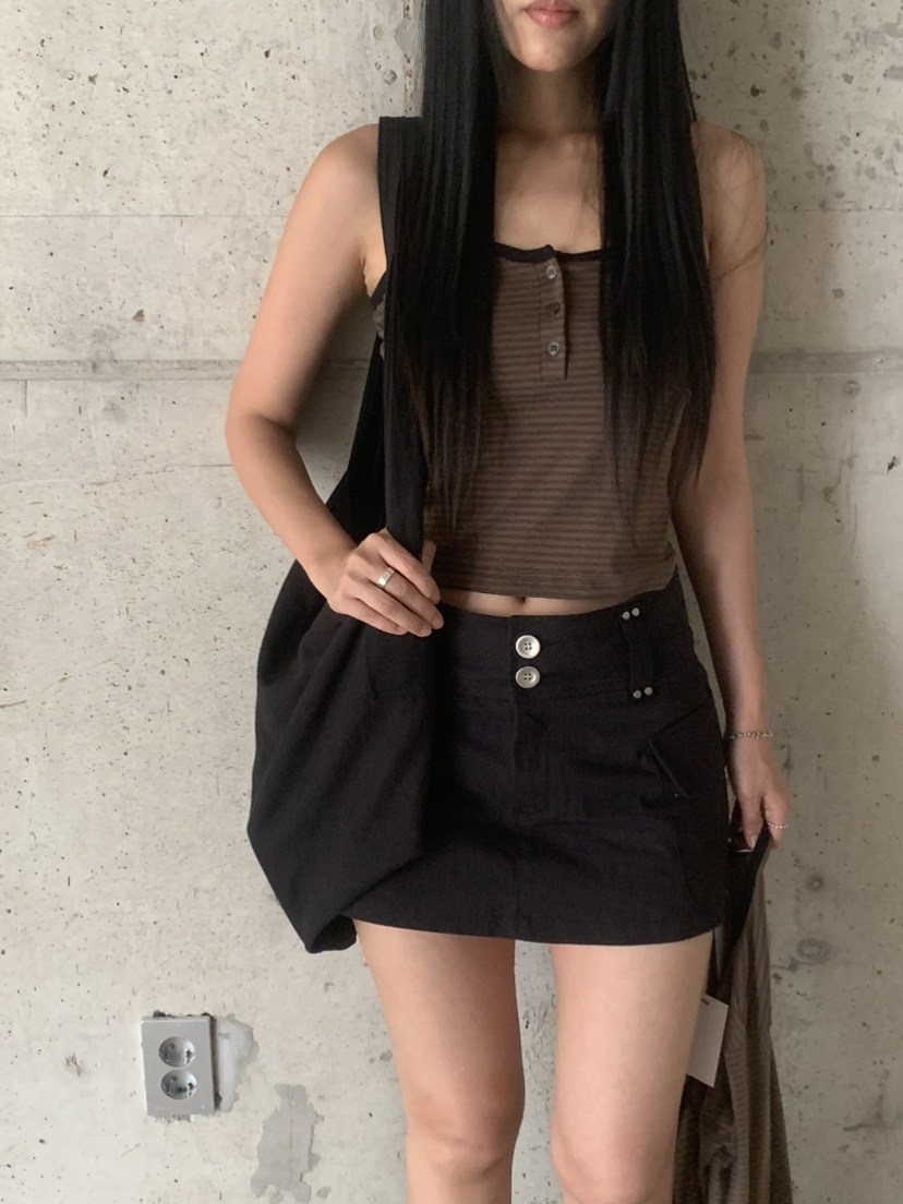 OVER NEAR東大門實拍女裝新品人氣真品推薦裙褲不含腰帶OVER NEAR裙褲