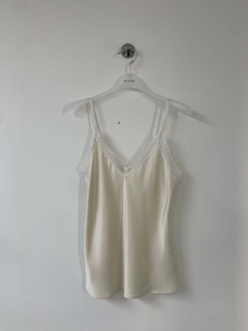 NOB東大門代購女士新品26春夏推薦時尚吊帶背心蕾絲無袖緞面NOB吊帶/背心圖色1