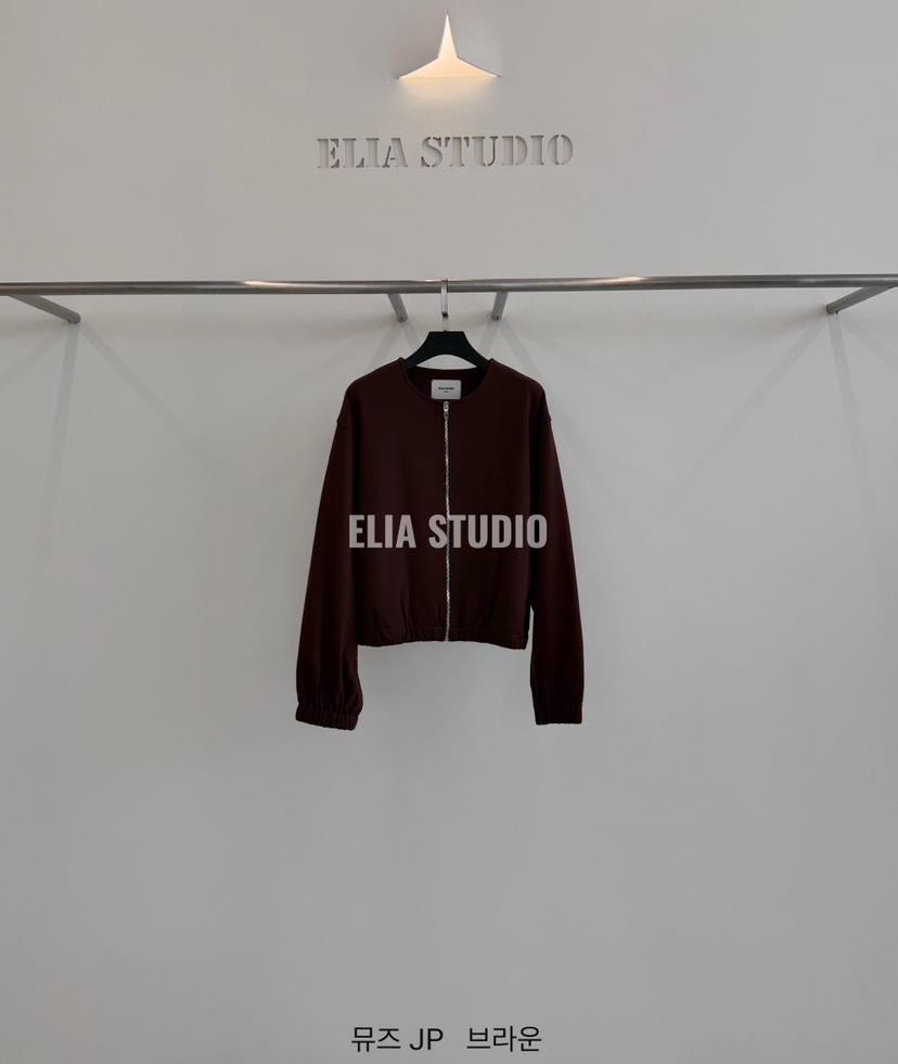 ELIA東大門代購女裝新品人氣時尚熱賣真品休閑推薦夾克ELIA夾克圖色2棕色