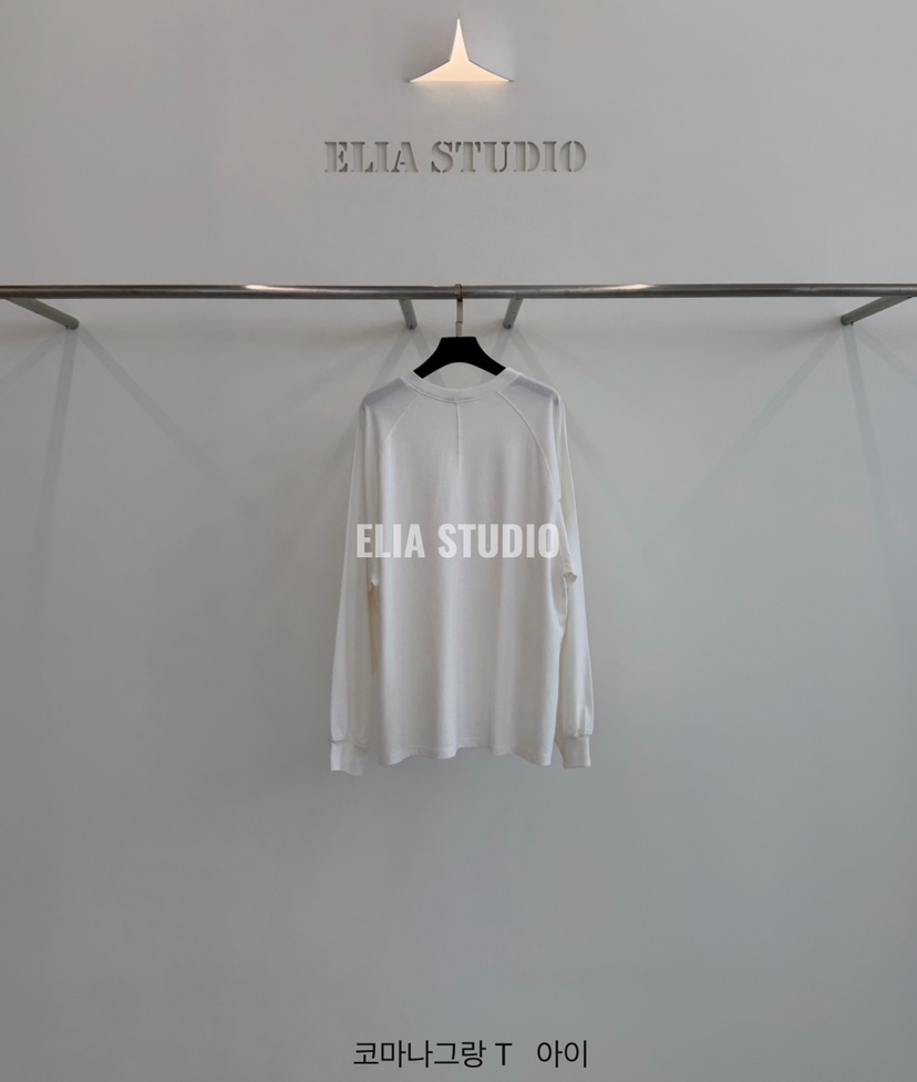 ELIA韓國直郵女士新品時尚休閑推薦熱賣人氣真品長袖T恤ELIA長袖T恤