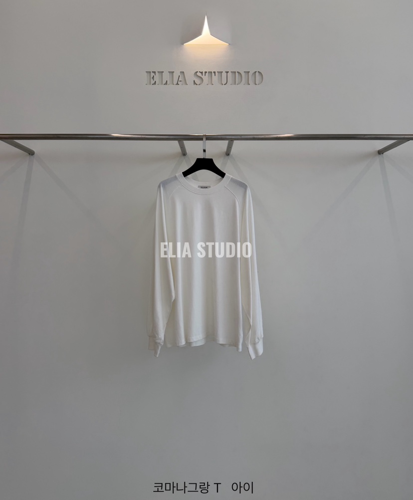 ELIA韓國直郵女士新品時尚休閑推薦熱賣人氣真品長袖T恤ELIA長袖T恤圖色1