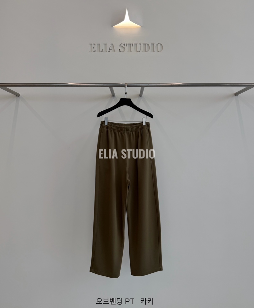 ELIA東大門實拍女士新品人氣時尚休閑熱賣真品推薦休閑褲ELIA休閑褲圖色4墨綠