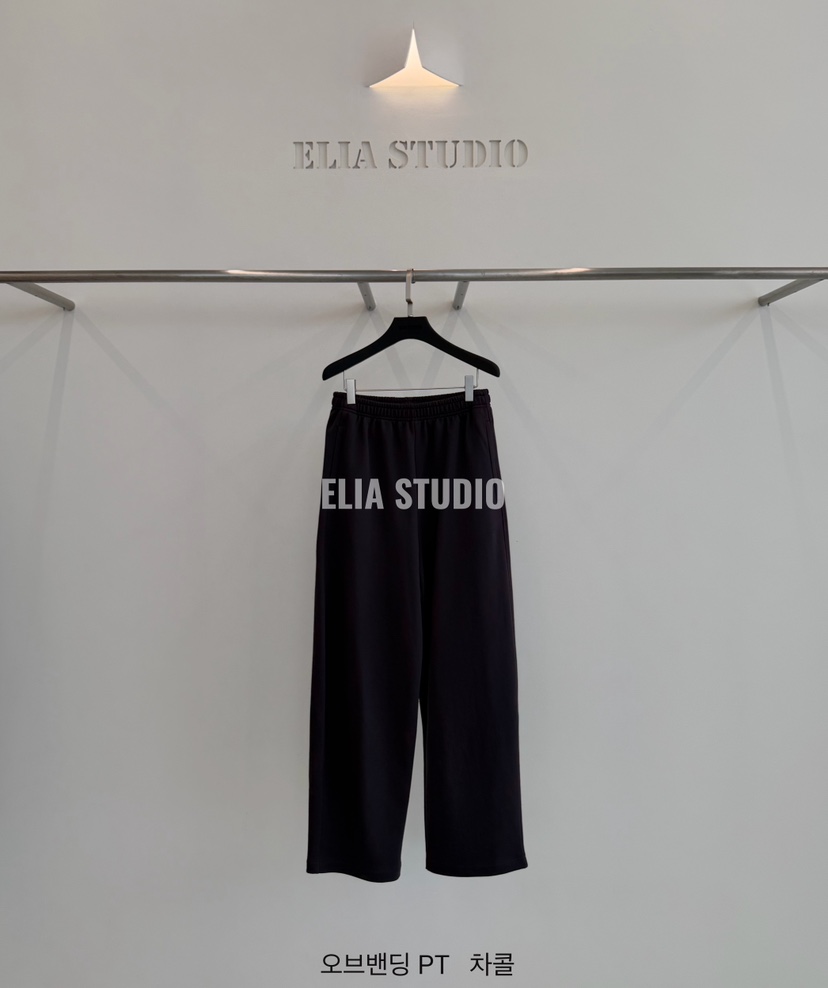 ELIA東大門實拍女士新品人氣時尚休閑熱賣真品推薦休閑褲ELIA休閑褲圖色6墨色