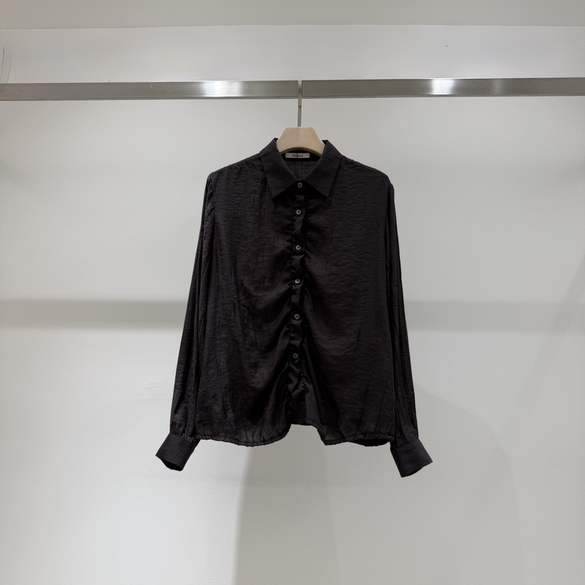 HAUTTE-P韓國直郵26秋冬新款熱賣真品人氣休閑襯衫蕾絲衫HAUTTE襯衫/蕾絲衫圖色2棕色