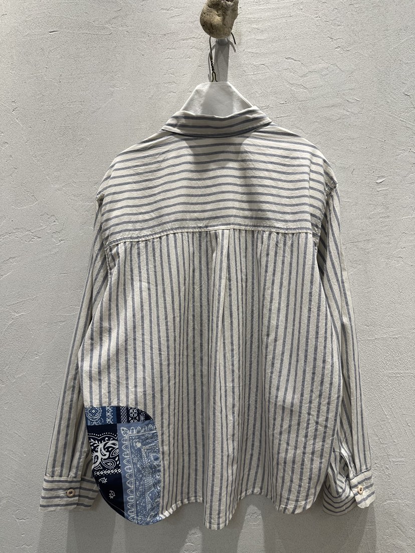 AT NOTE東大門代購女裝新款人氣推薦襯衫蕾絲衫棉質條紋AT NOTE襯衫/蕾絲衫