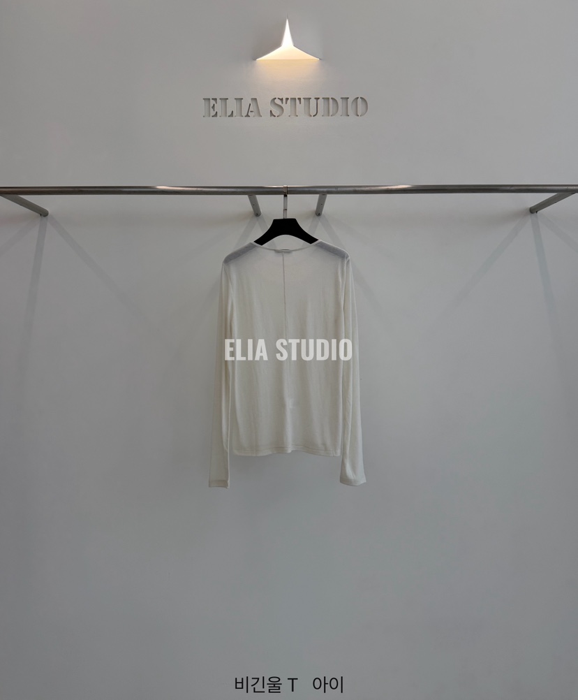 ELIA韓國直郵26秋季新款休閑推薦時尚真品人氣熱賣長袖T恤ELIA長袖T恤