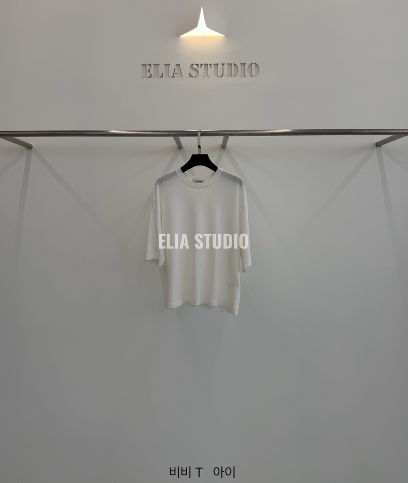 ELIA東大門實拍女士新品休閑熱賣推薦真品人氣時尚T恤ELIAT恤圖色1