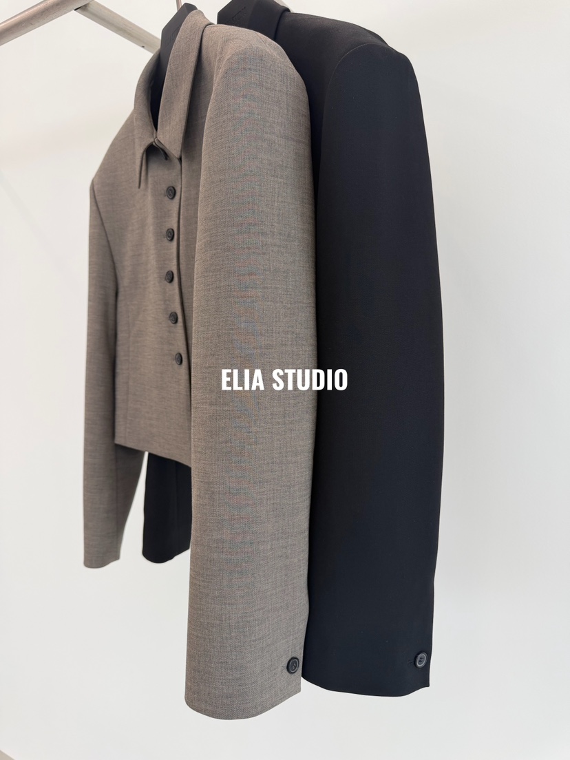ELIA韓國代購26秋冬新品時尚休閑真品熱賣人氣推薦夾克ELIA夾克