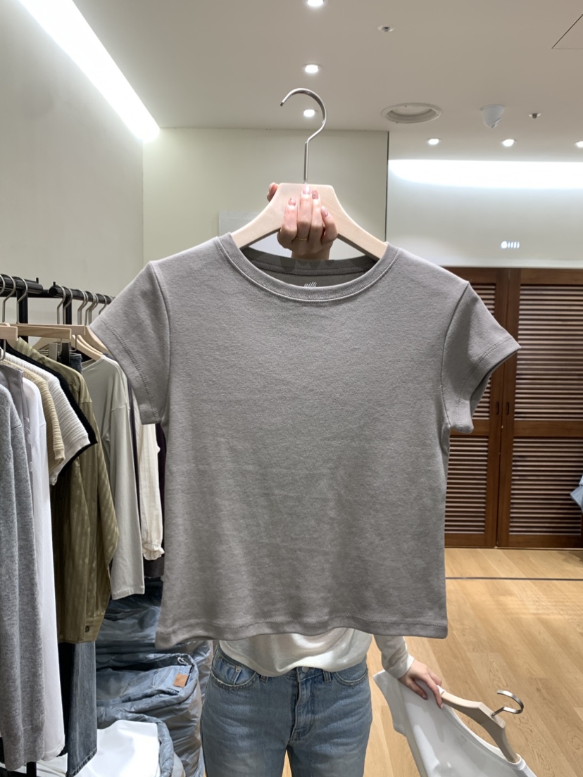 GILLI韓國代購女裝新品推薦人氣時尚熱賣休閑真品T恤GILLIT恤圖色3