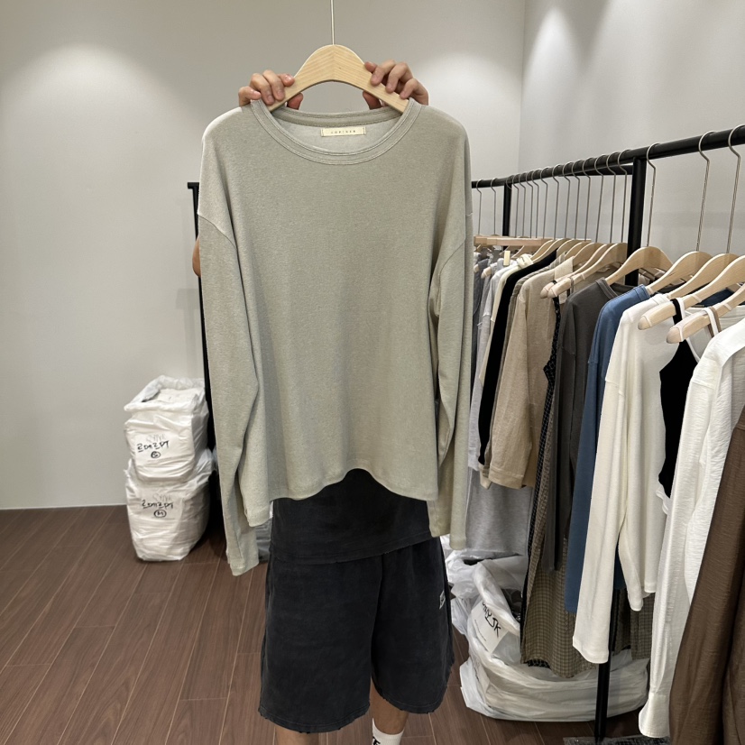 COPINER東大門代購女裝新品熱賣人氣時尚推薦休閑長袖T恤COPINER長袖T恤圖色2