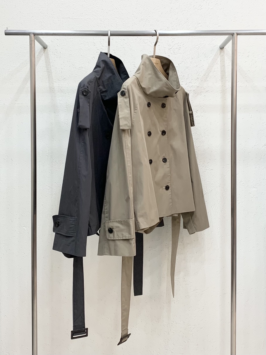 LIGHT AND SALT東大門代購26秋季新品時尚夾克含腰帶短款LIGHT AND SALT夾克