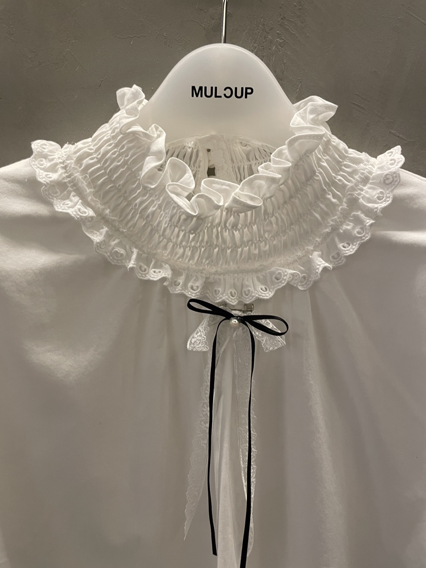 MULCUP韓國直郵女裝新品人氣真品時尚休閑熱賣襯衫蕾絲衫MULCUP襯衫/蕾絲衫