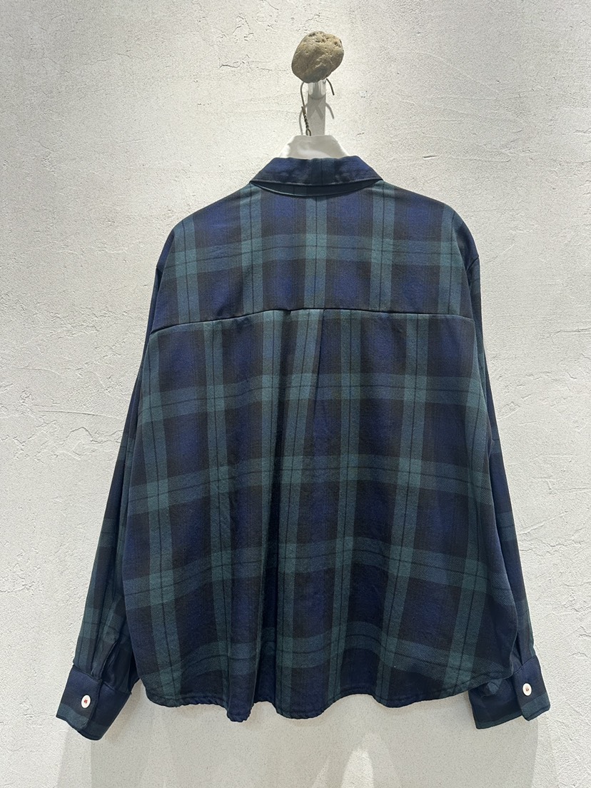 AT NOTE東大門代購26秋冬新品人氣時尚襯衫蕾絲衫格子圓領AT NOTE襯衫/蕾絲衫