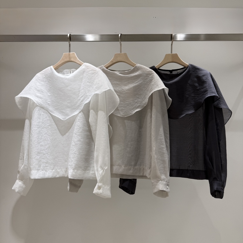 HAUTTE-P東大門代購26秋季新品真品推薦時尚熱賣襯衫蕾絲衫HAUTTE襯衫/蕾絲衫