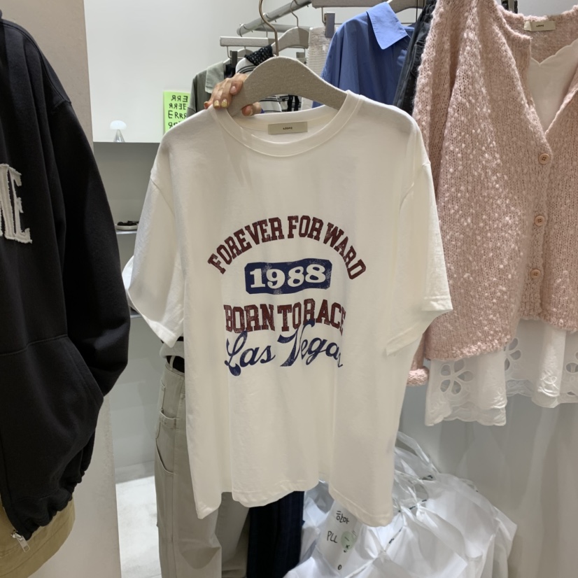 ASOME東大門直郵女裝新款時尚推薦休閑真品熱賣T恤復古蕾絲A.SOMET恤圖色2