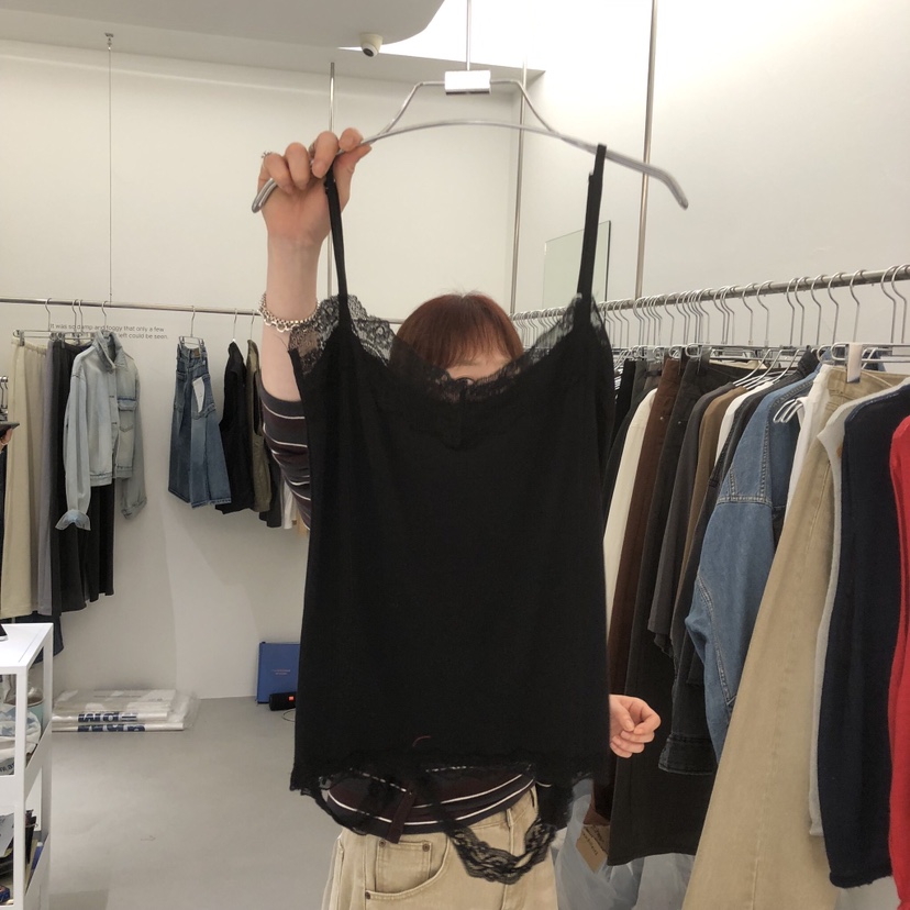 BANY ANCO東大門代購女士新品真品推薦吊帶背心蕾絲無袖BANY ANCO吊帶/背心圖色2