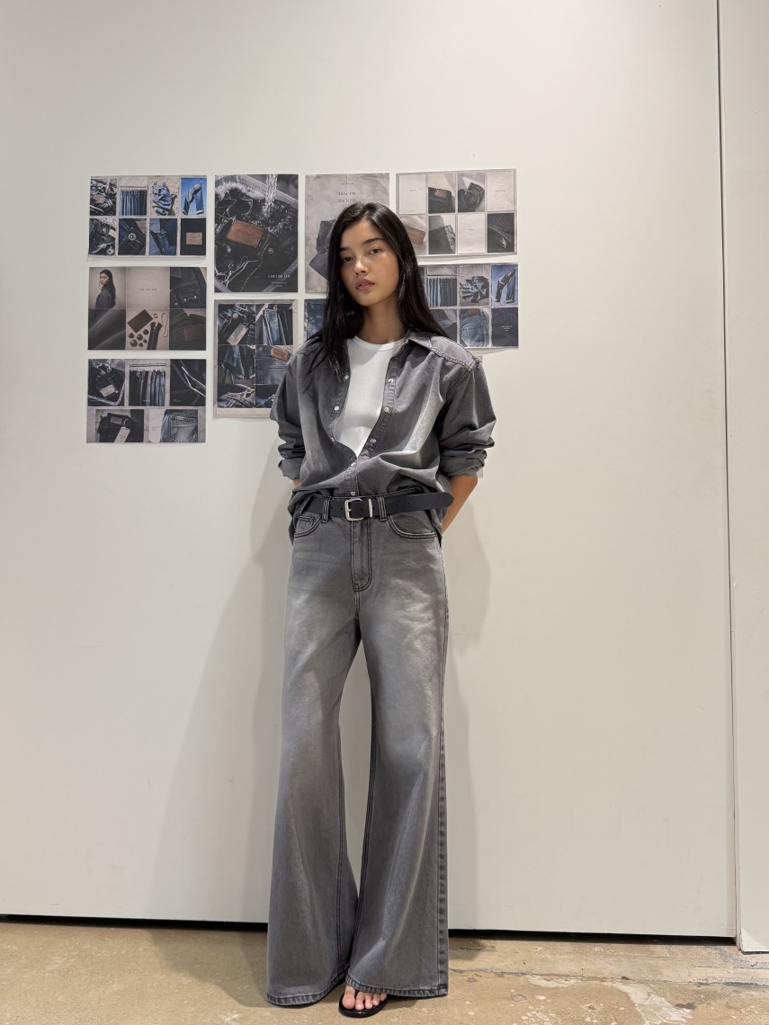 LIMLIMLIM韓國代購26秋冬新品休閑時尚推薦牛仔褲水洗牛仔布LIM LIM LIM牛仔褲