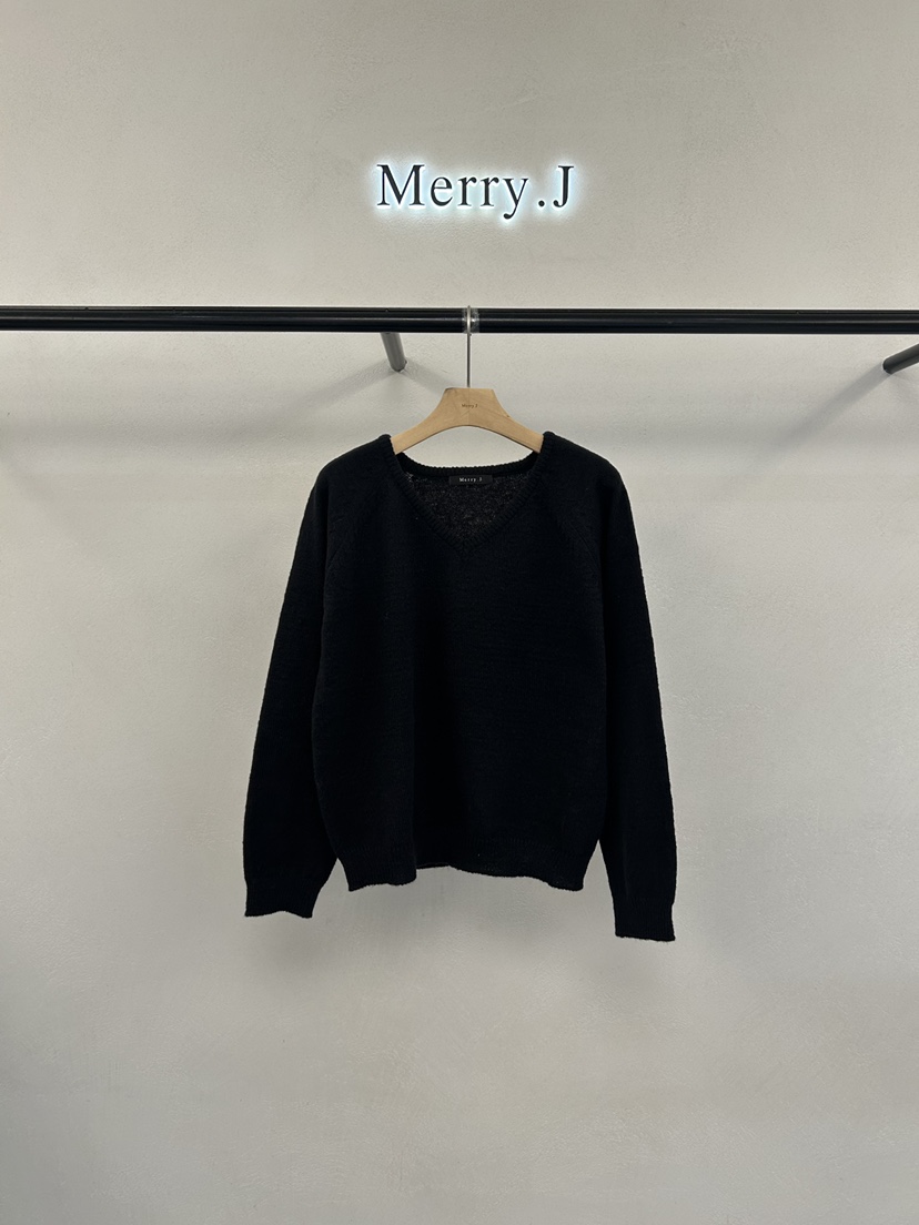 MERRY-J韓國直郵女士新品時尚休閑人氣推薦真品熱賣針織衫MERRY-J針織衫圖色4