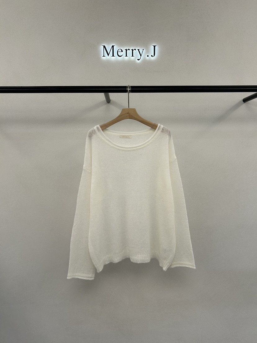 MERRY-J韓國直郵26秋冬新品推薦人氣熱賣時尚休閑針織衫MERRY-J針織衫圖色2