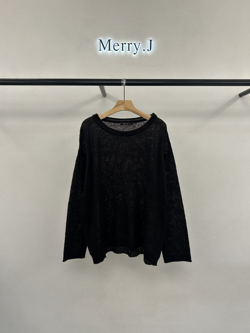 MERRY-J韓國直郵26秋冬新品推薦人氣熱賣時尚休閑針織衫MERRY-J針織衫圖色3