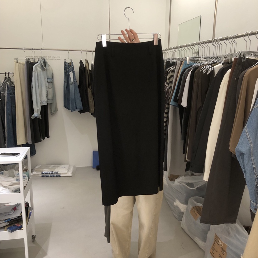 BANY ANCO東大門直郵女裝新款休閑半身裙中短裙不含腰帶BANY ANCO半身裙/中短裙圖色3