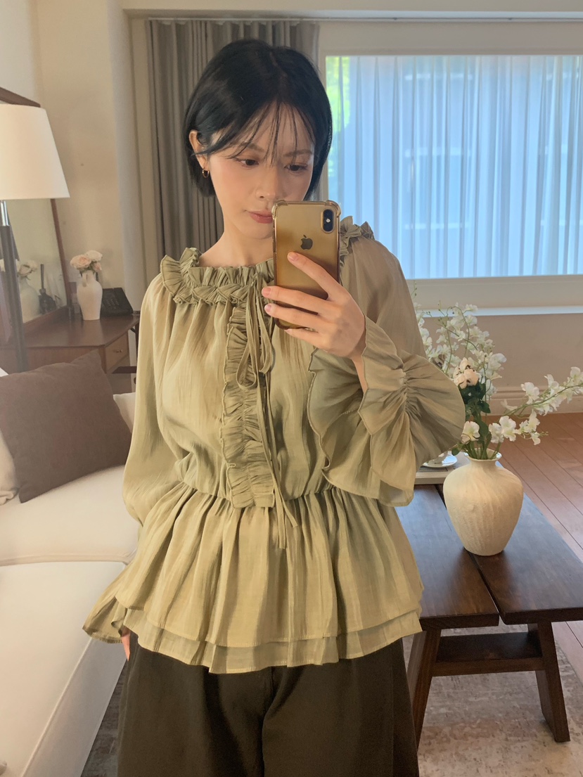 MAINT東大門實拍女裝新款真品推薦時尚熱賣人氣襯衫蕾絲衫MAINT襯衫/蕾絲衫