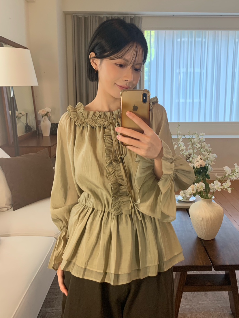 MAINT東大門實拍女裝新款真品推薦時尚熱賣人氣襯衫蕾絲衫MAINT襯衫/蕾絲衫