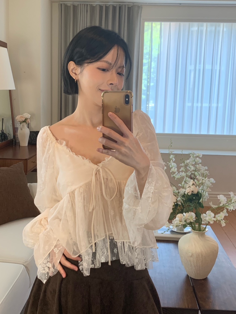 MAINT東大門代購女士新品人氣真品熱賣時尚休閑襯衫蕾絲衫MAINT襯衫/蕾絲衫