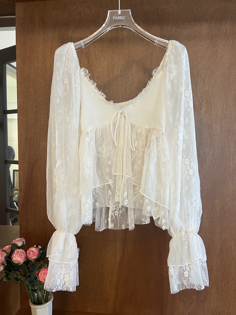 MAINT東大門代購女士新品人氣真品熱賣時尚休閑襯衫蕾絲衫MAINT襯衫/蕾絲衫圖色1白色