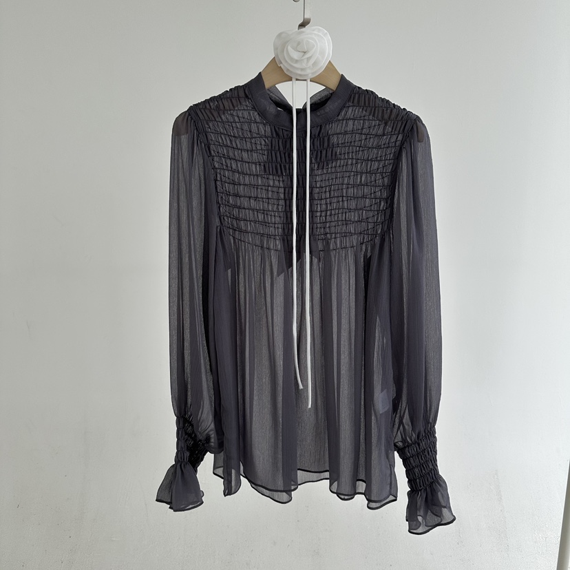 JENNY 1976韓國代購女士新品熱賣真品襯衫蕾絲衫不含花絲帶JENNY 1976襯衫/蕾絲衫圖色2