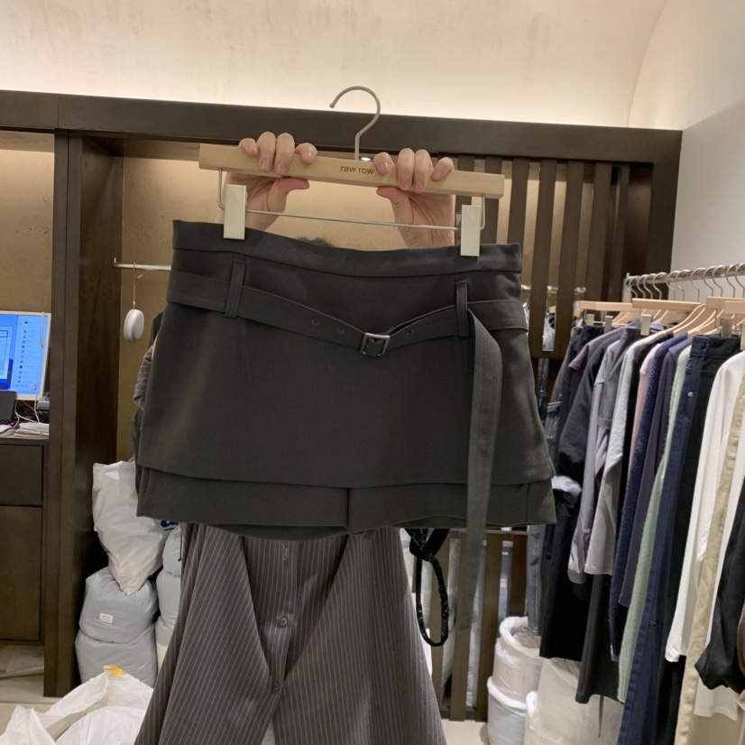 RAWROW東大門代購女士新款熱賣休閑人氣推薦真品時尚裙褲RAWROW裙褲圖色1