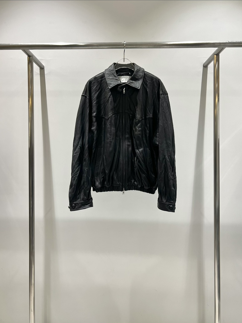 CESTLAVIE韓國代購26秋冬新品熱賣時尚推薦真品人氣皮衣羊皮CESTLAVIE皮衣圖色1